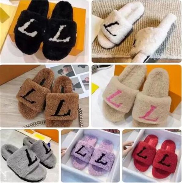 luxury slide designer fashion women wool sandals warm comfort slippers woman slipper shoes autumn winter slides scuffs sandal size, Black
luxury slide designer fashion women wool sandals warm comfort slippers woman slipper shoes autumn winter slides scuffs sandal size, Black