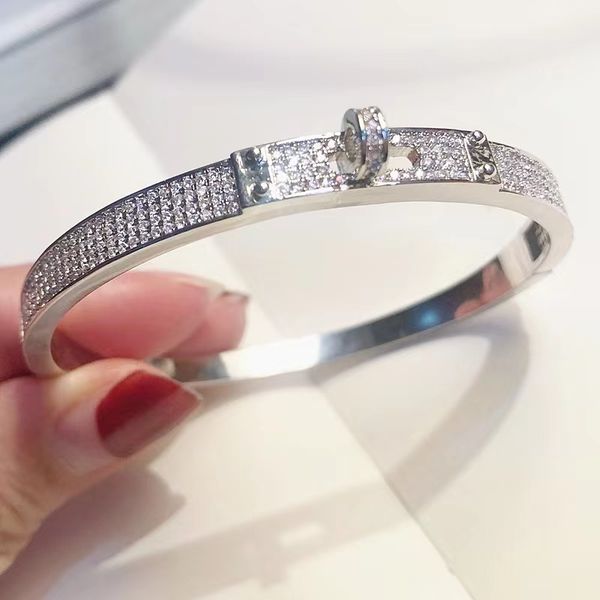 bangle bracelet designer design bangle stainless steel gold buckle bracelet fashion jewelry men and women bracelets kell001, Black
bangle bracelet designer design bangle stainless steel gold buckle bracelet fashion jewelry men and women bracelets kell001, Black