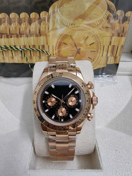with box mens watch automatic mechanical movement ceramic bezel sapphire glass series116519 gold black dial stainless steel strap watches ma, Slivery;brown
with box mens watch automatic mechanical movement ceramic bezel sapphire glass series116519 gold black dial stainless steel strap watches ma, Slivery;brown