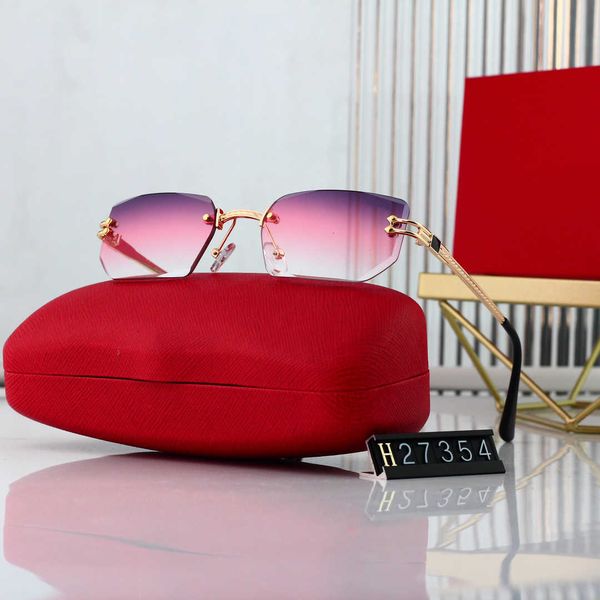 luxury designer sunglasses rimless women's driving glasses polaroids hd lens goggles summer fashion sunglasses 7 colors with gift box, White;black
luxury designer sunglasses rimless women's driving glasses polaroids hd lens goggles summer fashion sunglasses 7 colors with gift box, White;black