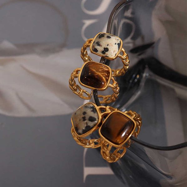 carlidana bohemia natural stone opal ring for women stainless steel gold color non tarnish opening ring wedding engagement party, Silver
carlidana bohemia natural stone opal ring for women stainless steel gold color non tarnish opening ring wedding engagement party, Silver