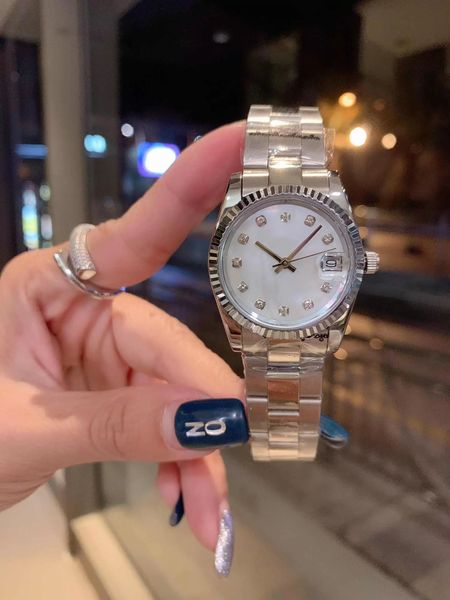 with original box women watches 36mm datejust automatic mechanical movement stainless steel men wristwatches woman watch diamond dial coupon, Slivery;brown
with original box women watches 36mm datejust automatic mechanical movement stainless steel men wristwatches woman watch diamond dial coupon, Slivery;brown