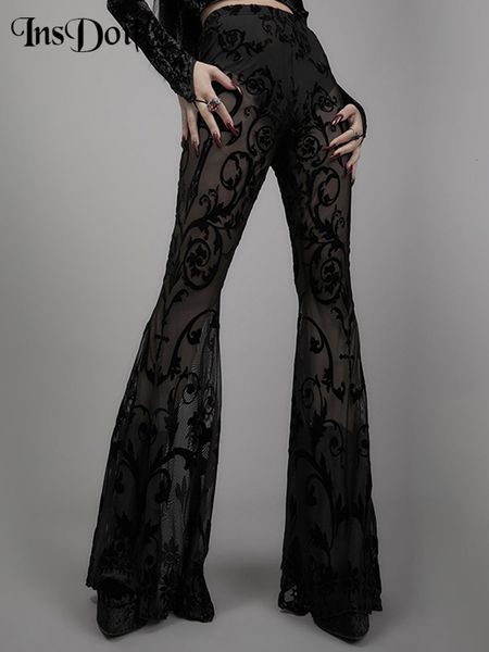 women's pants capris insdoit mall goth black summer pants women grunge see through trousers streetwear vintage harajuku high waist flar, Black;white
women's pants capris insdoit mall goth black summer pants women grunge see through trousers streetwear vintage harajuku high waist flar, Black;white