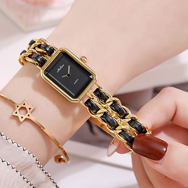 women watch steel bracelet chain luxury square dial face lady wristwatch nobel female quartz lady girl mother's day gift montre de luxe, Slivery;golden
women watch steel bracelet chain luxury square dial face lady wristwatch nobel female quartz lady girl mother's day gift montre de luxe, Slivery;golden