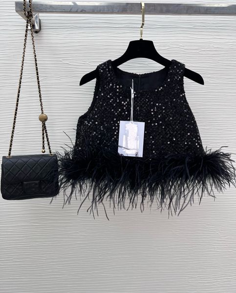 chan home 2023 spring summer new women's t-shirt grade casual shirt sequins feather fashion ootd logo vest polo shirt mother's da, White
chan home 2023 spring summer new women's t-shirt grade casual shirt sequins feather fashion ootd logo vest polo shirt mother's da, White