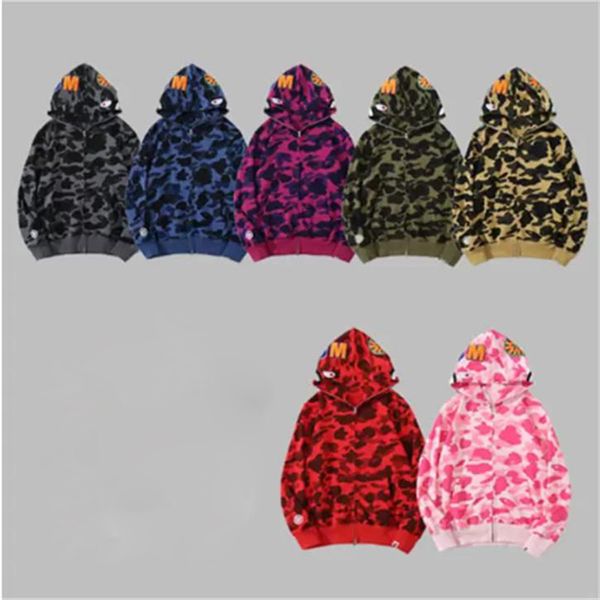 mens designer hoodie full zip up shark hoodies for woman black camouflage jacket blue ape hoody hooded sweatshirt man womens warm long tech, Black;brown
mens designer hoodie full zip up shark hoodies for woman black camouflage jacket blue ape hoody hooded sweatshirt man womens warm long tech, Black;brown