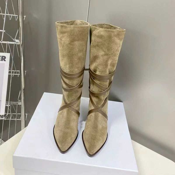 shoes knight women's 2023 new strap western cowboy boots pointed low heel high tube knee length suede boots, Black
shoes knight women's 2023 new strap western cowboy boots pointed low heel high tube knee length suede boots, Black