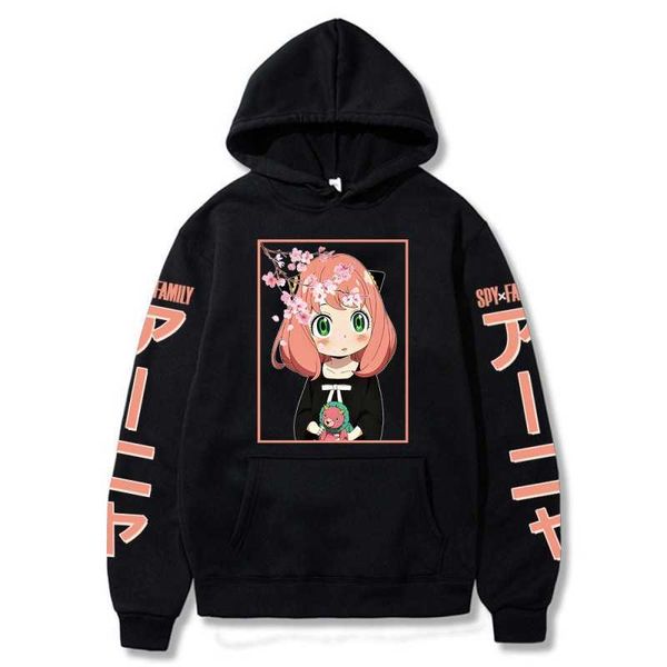 men's hoodies sweatshirts funny anime spy x family kawaii forger anya long sleeve hoodies harajuku cartoon casual hip hop couple women, Black
men's hoodies sweatshirts funny anime spy x family kawaii forger anya long sleeve hoodies harajuku cartoon casual hip hop couple women, Black