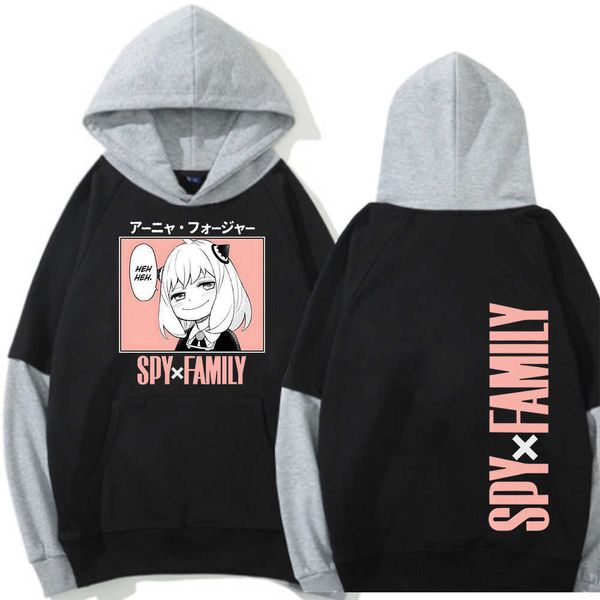 men's hoodies sweatshirts anya smug spy x family hoodie anime printing patchwork sweatshirts harajuku streetwear menswomen hoodies car, Black
men's hoodies sweatshirts anya smug spy x family hoodie anime printing patchwork sweatshirts harajuku streetwear menswomen hoodies car, Black