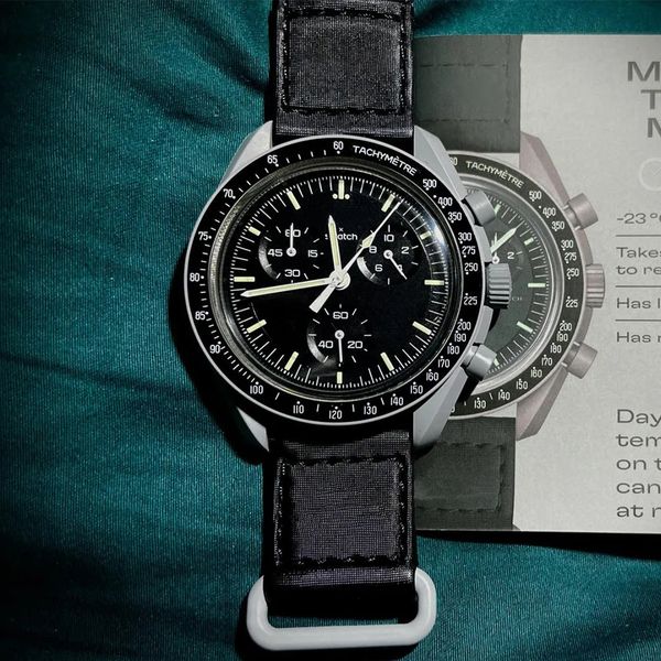 moon mens watches full function quarz chronograph watch mission to mercury 42mm nylon luxury watch limited edition wristwatch 2022, Slivery;brown
moon mens watches full function quarz chronograph watch mission to mercury 42mm nylon luxury watch limited edition wristwatch 2022, Slivery;brown
