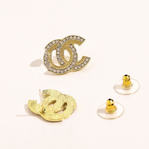 fashion 18k gold plated 925 silver luxury brand designers letters stud stainless steel geometric famous women crystal rhinestone earring wed, Golden;silver
fashion 18k gold plated 925 silver luxury brand designers letters stud stainless steel geometric famous women crystal rhinestone earring wed, Golden;silver