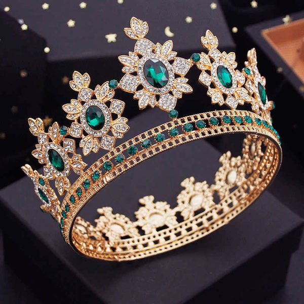 tiaras luxury green crystal wedding crown bride tiaras and crowns for queen diadem pageant crown bridal hair jewelry accessories z0220, White;golden
tiaras luxury green crystal wedding crown bride tiaras and crowns for queen diadem pageant crown bridal hair jewelry accessories z0220, White;golden