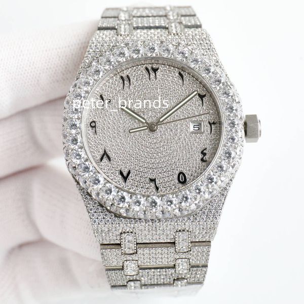 iced out watch automatic mechanical mens watches for men 42mm stainless steel life waterproof wristwatches classic business shiny wristwatch, Slivery;brown
iced out watch automatic mechanical mens watches for men 42mm stainless steel life waterproof wristwatches classic business shiny wristwatch, Slivery;brown