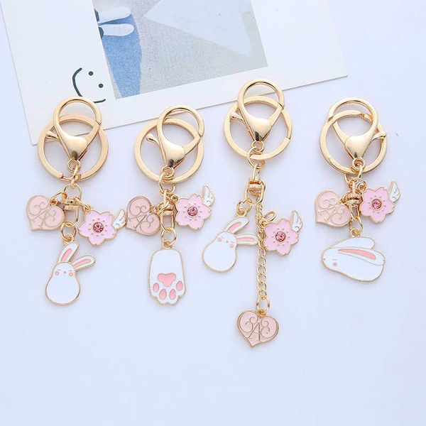 key rings korea ins girl heart powder rabbit pendant creative personality bag keychain female pendant key chain accessories cute j230222, Slivery;golden
key rings korea ins girl heart powder rabbit pendant creative personality bag keychain female pendant key chain accessories cute j230222, Slivery;golden