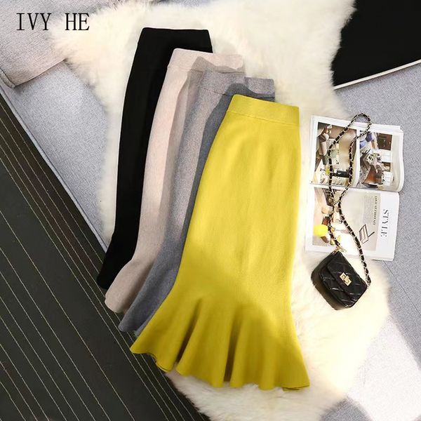 skirts ivy he autumn winter women's knitted waist midi skirt french retro high waist hip wrapped fishtail skirts thickened za 230221, Black
skirts ivy he autumn winter women's knitted waist midi skirt french retro high waist hip wrapped fishtail skirts thickened za 230221, Black