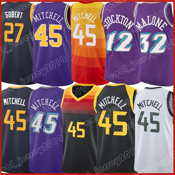 basketball jerseys donovan 45 mitchell rudy 27 gobert karl 32 malone john 12 stockton mens retro purple jersey, Black;red
basketball jerseys donovan 45 mitchell rudy 27 gobert karl 32 malone john 12 stockton mens retro purple jersey, Black;red