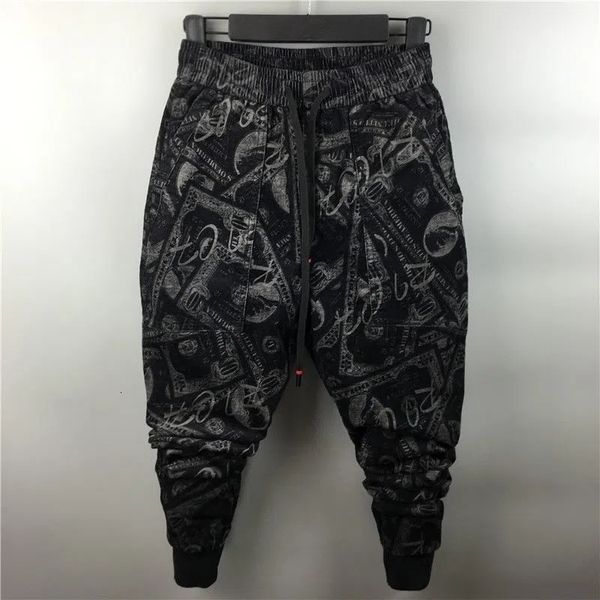 men's pants men clothing korean fashion velvet loose personality printed casual spring summer harun pantalones hombre streetwear 230221, Black
men's pants men clothing korean fashion velvet loose personality printed casual spring summer harun pantalones hombre streetwear 230221, Black