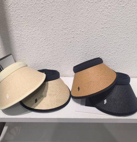 2023 new style grass braid visor sport empty cap women's summer outdoor sandbeach casual sun visor designer travel fashion empty hat, Blue;gray
2023 new style grass braid visor sport empty cap women's summer outdoor sandbeach casual sun visor designer travel fashion empty hat, Blue;gray