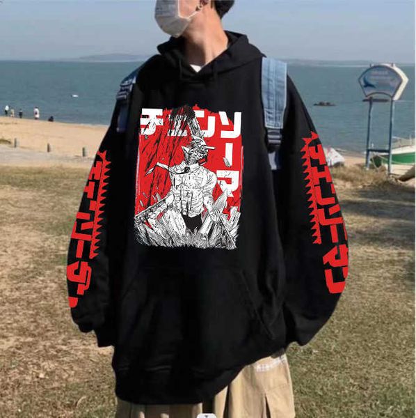 men's hoodies sweatshirts 2022 anime chainsaw man hoodie men women pullover autumn winter hoodies manga funny sweatshirts z0221, Black
men's hoodies sweatshirts 2022 anime chainsaw man hoodie men women pullover autumn winter hoodies manga funny sweatshirts z0221, Black