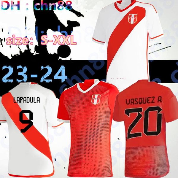 2023 2024 peru soccer jerseys lapadula luis lberico pineau cuevas cartagena tapia valera aquino national team 23 24 football shirt, Black
2023 2024 peru soccer jerseys lapadula luis lberico pineau cuevas cartagena tapia valera aquino national team 23 24 football shirt, Black