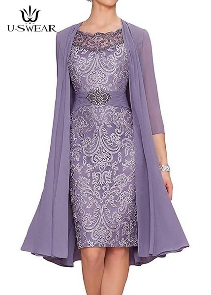casual dresses mother of the bride with jacket chiffon lace appliques beaded short wedding party for 230221, Black;gray
casual dresses mother of the bride with jacket chiffon lace appliques beaded short wedding party for 230221, Black;gray