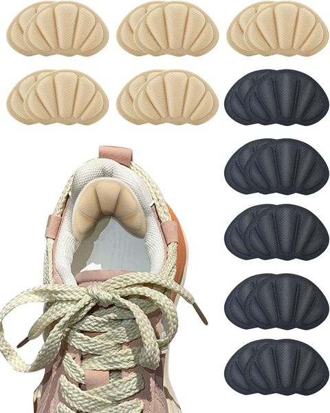 6pairs back of heel cushion pads socks , adhesive heel grips inserts for boots, loose shoes too big, reusable heel guards liners , improve s, Black
6pairs back of heel cushion pads socks , adhesive heel grips inserts for boots, loose shoes too big, reusable heel guards liners , improve s, Black