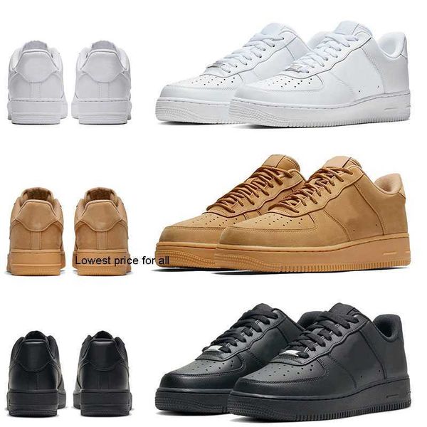 2023 mens women classic one running shoes platform sneakers airforce 1 07 cut low triple black white wheat skateboarding af1 trainers
2023 mens women classic one running shoes platform sneakers airforce 1 07 cut low triple black white wheat skateboarding af1 trainers