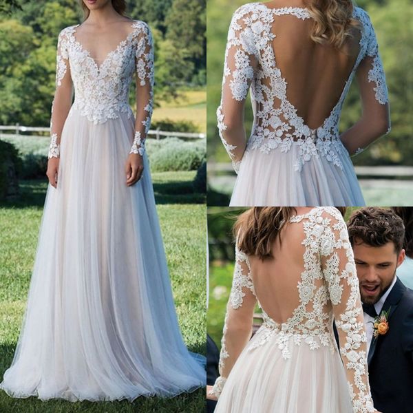 beach wedding dress a-line long sleeves v neck lace appliques chiffon split front 2023 bridal gowns robe de mariage, White
beach wedding dress a-line long sleeves v neck lace appliques chiffon split front 2023 bridal gowns robe de mariage, White