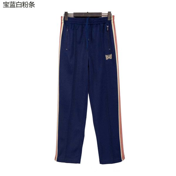 men's pants high-version needles butterfly four seasons stripe fashion brand loose wide leg women's sports casual t2302201, Black
men's pants high-version needles butterfly four seasons stripe fashion brand loose wide leg women's sports casual t2302201, Black
