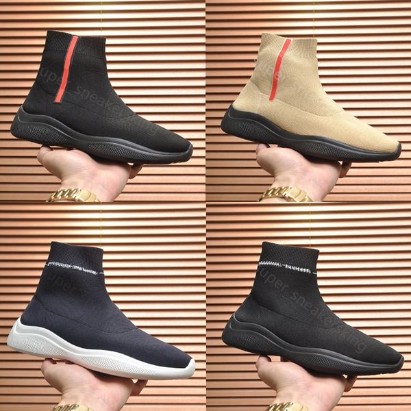 r knit socks shoes classic trainer casual shoes luxury men black white runners sneakers fashion socks boots knit shoes with box size 38-45
r knit socks shoes classic trainer casual shoes luxury men black white runners sneakers fashion socks boots knit shoes with box size 38-45