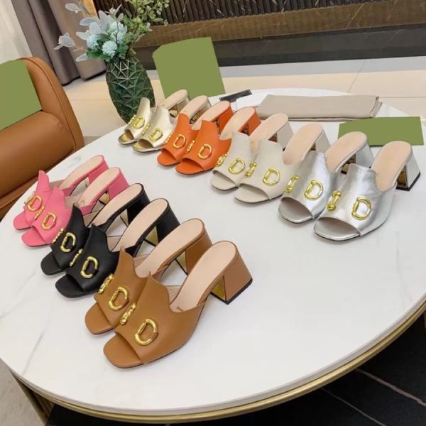 new designer sandals woman sandal metal buckle mid-heel pumps retro block heel high heels 7cm open toe slippers women slipper size 35-41, Black
new designer sandals woman sandal metal buckle mid-heel pumps retro block heel high heels 7cm open toe slippers women slipper size 35-41, Black