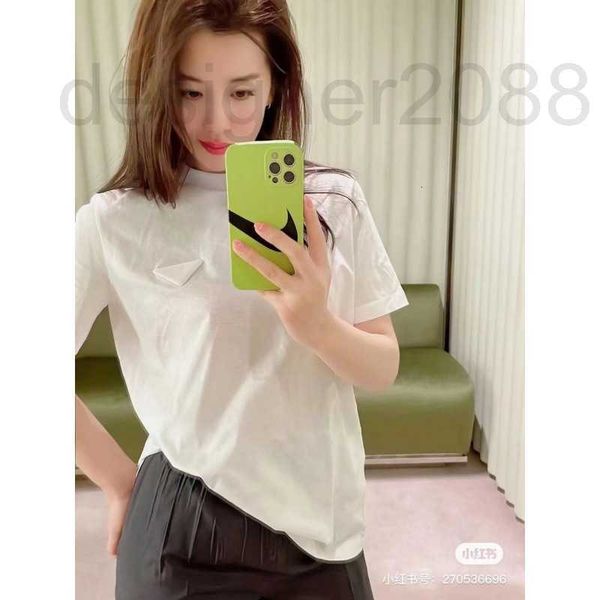 women's t-shirt designer 23 spring and summer new fashion classic three-standard back strap simple versatile short sleeve t-shirt xqaf, White
women's t-shirt designer 23 spring and summer new fashion classic three-standard back strap simple versatile short sleeve t-shirt xqaf, White