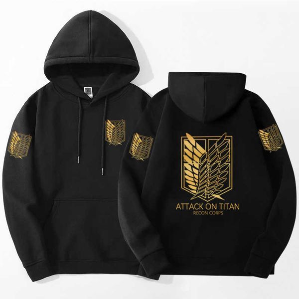 men's hoodies sweatshirts attack on titan anime printed hoodies crewneck harajuku crewneck tracksuit pullover aot manga hoody z0221, Black
men's hoodies sweatshirts attack on titan anime printed hoodies crewneck harajuku crewneck tracksuit pullover aot manga hoody z0221, Black