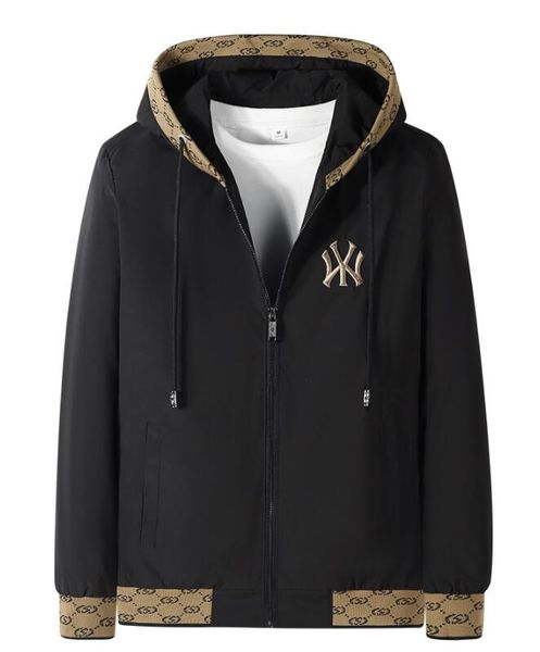 hooded embroidery baseball jacket zip up men designer jacket windbreaker spring mens coats, Black;brown
hooded embroidery baseball jacket zip up men designer jacket windbreaker spring mens coats, Black;brown