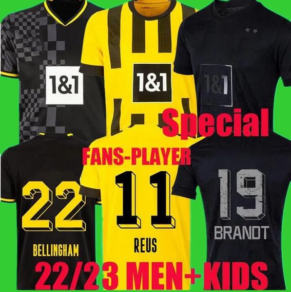 21 22-23 westfalen dortmund soccer jerseys all-black special blackout 110th borussia 2022 2023 home football shirt reus bellingham hummels r, Black;yellow
21 22-23 westfalen dortmund soccer jerseys all-black special blackout 110th borussia 2022 2023 home football shirt reus bellingham hummels r, Black;yellow