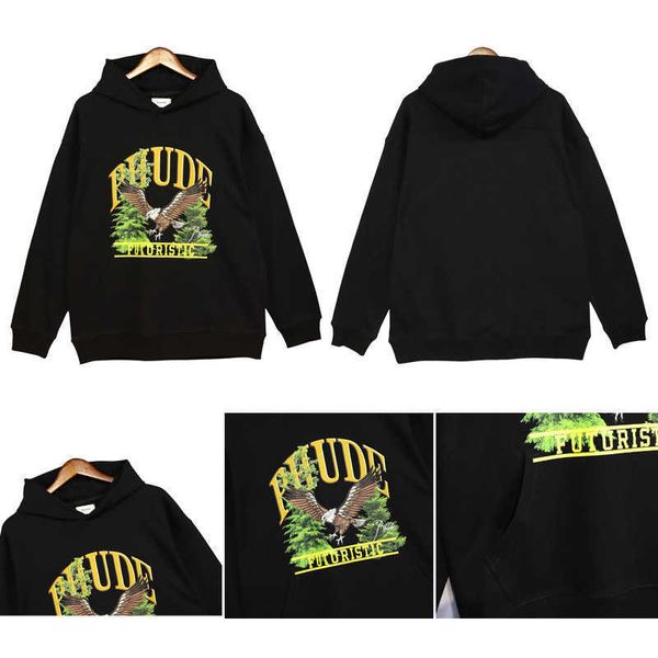 clothes and shorts american rhude eagle hoodie high street loose terry letter printed, White;black
clothes and shorts american rhude eagle hoodie high street loose terry letter printed, White;black