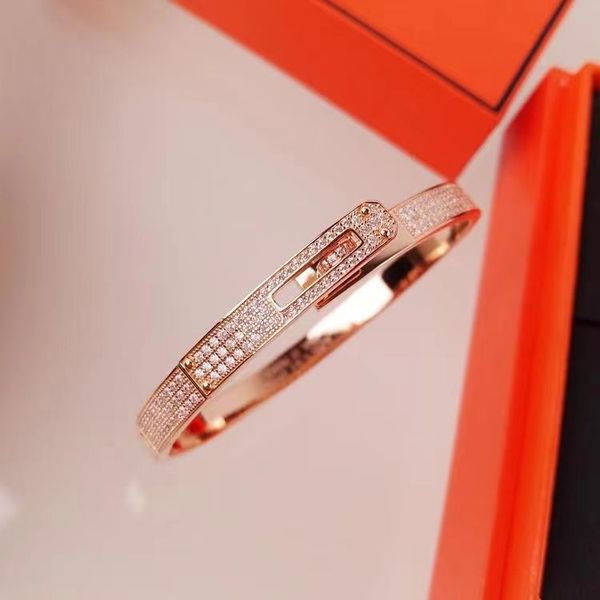 designer women's bracelets niche 18k gold bangle bracelet full of diamonds h home women's bracelet high-end light luxury exquisite, Black
designer women's bracelets niche 18k gold bangle bracelet full of diamonds h home women's bracelet high-end light luxury exquisite, Black