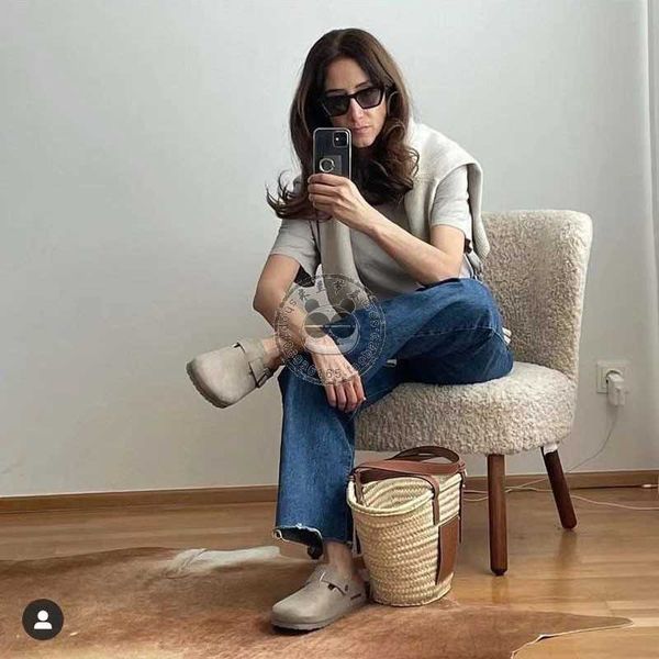 slippers factory designer birkinstocks boken slippers leather outdoor baldhead semi-trailer cork boken shoes men's and women's sho, Black
slippers factory designer birkinstocks boken slippers leather outdoor baldhead semi-trailer cork boken shoes men's and women's sho, Black