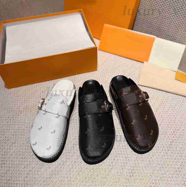 designer slippers cosy comfort clog sandals women loafers men flat leather mules fashion slides summer beach flip flops with box, Black
designer slippers cosy comfort clog sandals women loafers men flat leather mules fashion slides summer beach flip flops with box, Black