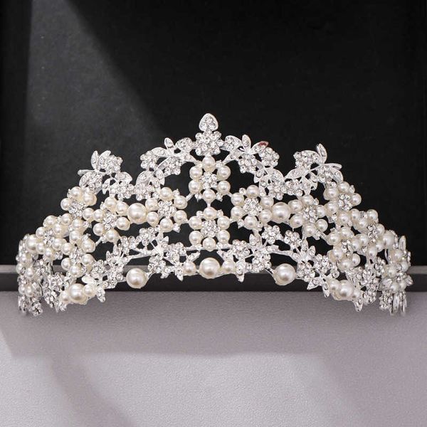 tiaras new pearl tiaras and crowns silver color rose gold rhinestone diadems wedding bride hair accessories party headpiece women z0220, White;golden
tiaras new pearl tiaras and crowns silver color rose gold rhinestone diadems wedding bride hair accessories party headpiece women z0220, White;golden