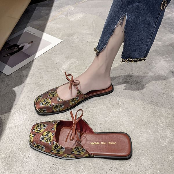 sandals summer womens shoes female bow tiger head embroidery flat mules slipon slippers woman comfortable casual 230220, Black
sandals summer womens shoes female bow tiger head embroidery flat mules slipon slippers woman comfortable casual 230220, Black
