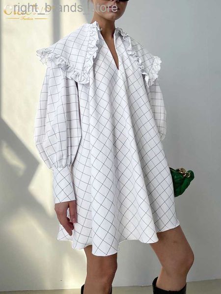 casual dresses casual dresses clacive fashion doll collar white plaid mini dress casual long sleeve office dress elegant loose ruffle dresse, Black;gray
casual dresses casual dresses clacive fashion doll collar white plaid mini dress casual long sleeve office dress elegant loose ruffle dresse, Black;gray