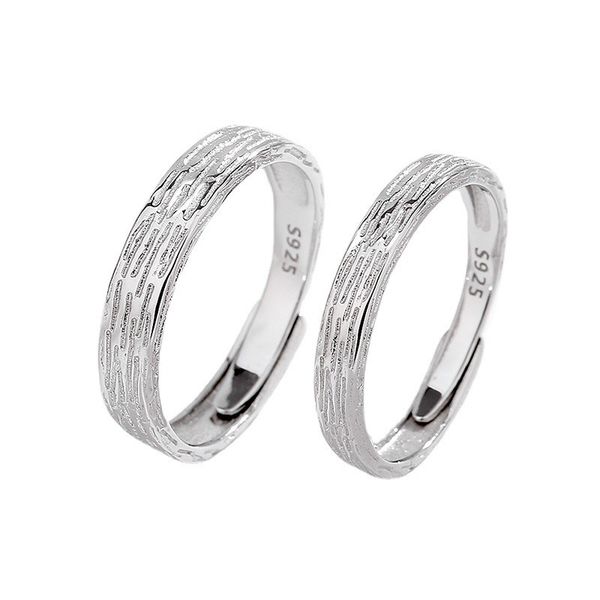 925 sterling silver couple rings for lovers simple fine jewelry couples ring geometry texture finger rings female jewellry
925 sterling silver couple rings for lovers simple fine jewelry couples ring geometry texture finger rings female jewellry