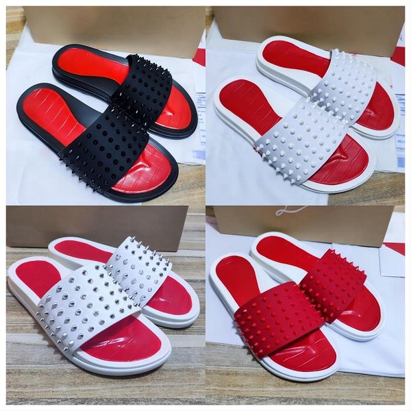 2023 brand sandal designer studded spikes slipper reds bottomes shoe for mens women high boots party lovers genuine leather luxury bottom sn, Black
2023 brand sandal designer studded spikes slipper reds bottomes shoe for mens women high boots party lovers genuine leather luxury bottom sn, Black
