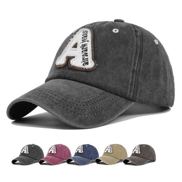 ball caps retro-style baseball cap sun hat washed denim baseball cap a letter design spring autumn baseball sport cap hip hop fitted cap r23, Blue;gray
ball caps retro-style baseball cap sun hat washed denim baseball cap a letter design spring autumn baseball sport cap hip hop fitted cap r23, Blue;gray
