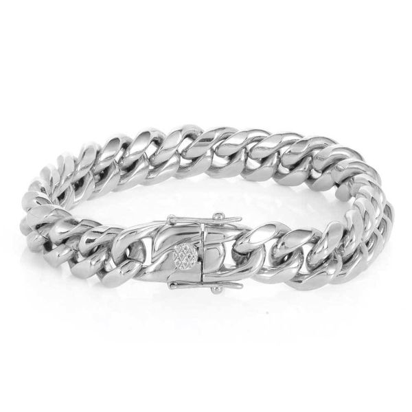 silver jewelry bracelets chain steel faucet buckle cuban chain hip-hop bracelet fashion brand men's titanium steel bracelet jewelry for, Black
silver jewelry bracelets chain steel faucet buckle cuban chain hip-hop bracelet fashion brand men's titanium steel bracelet jewelry for, Black