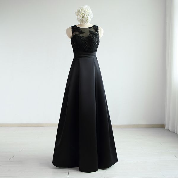 casual dresses black satin lace beading sleeveless floorlength aline mother of the bride custom made 230221, Black;gray
casual dresses black satin lace beading sleeveless floorlength aline mother of the bride custom made 230221, Black;gray