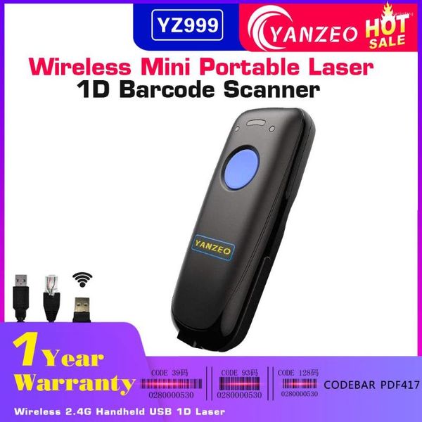 Image of Yanzeo YZ999 Versatile 3-IN-1 Connection Portable Pocket Barcode Reader Mini 2.4G Wireless Bluetooth Scanner