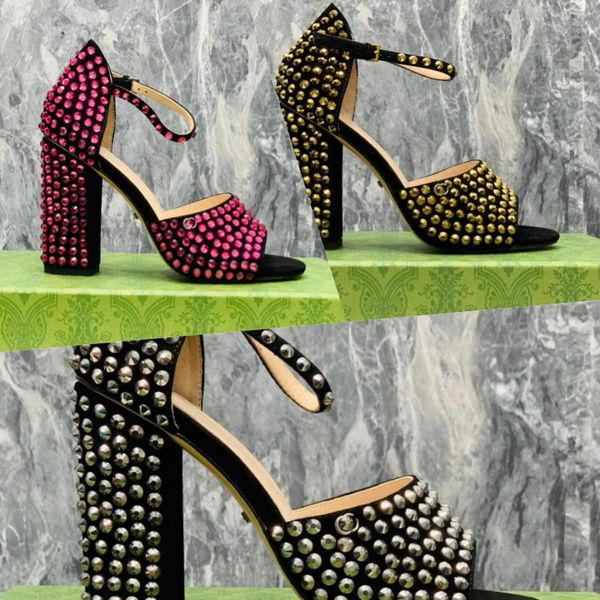 rhinestone sandals luxury designers womens platform heel dress shoes classic real leather bottom ankle strap 10cm high heeled women sandal 3, Black
rhinestone sandals luxury designers womens platform heel dress shoes classic real leather bottom ankle strap 10cm high heeled women sandal 3, Black