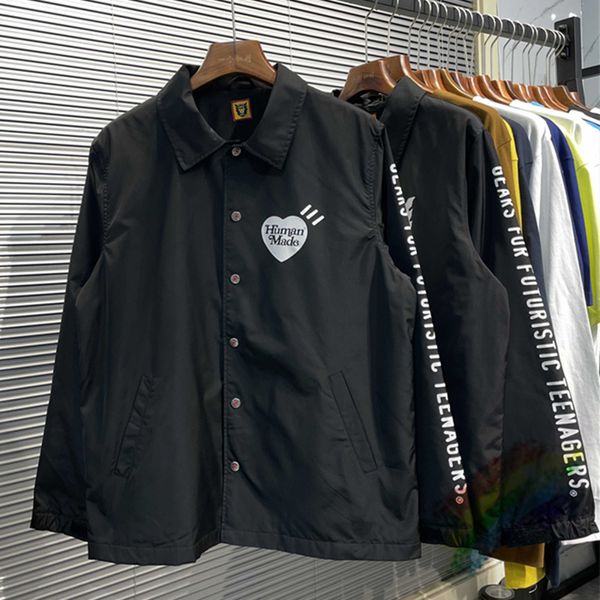 men s jackets vintage human made jacket men women 1 1 heart shaped waterproof windproof windbreaker coats 230221, Black;brown
men s jackets vintage human made jacket men women 1 1 heart shaped waterproof windproof windbreaker coats 230221, Black;brown